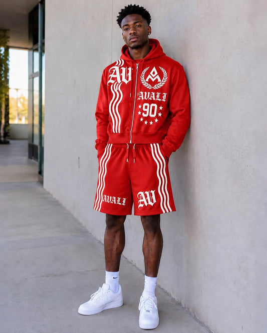 AV Hoodie short set