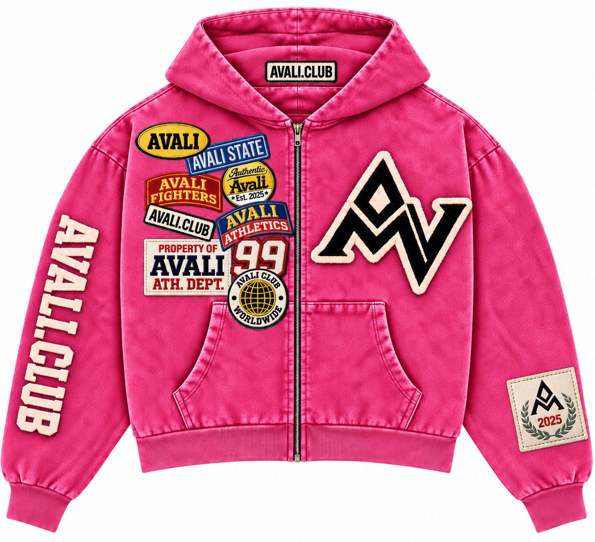 AVALI 'PATCH WORK" HOODIE PRE ORDER