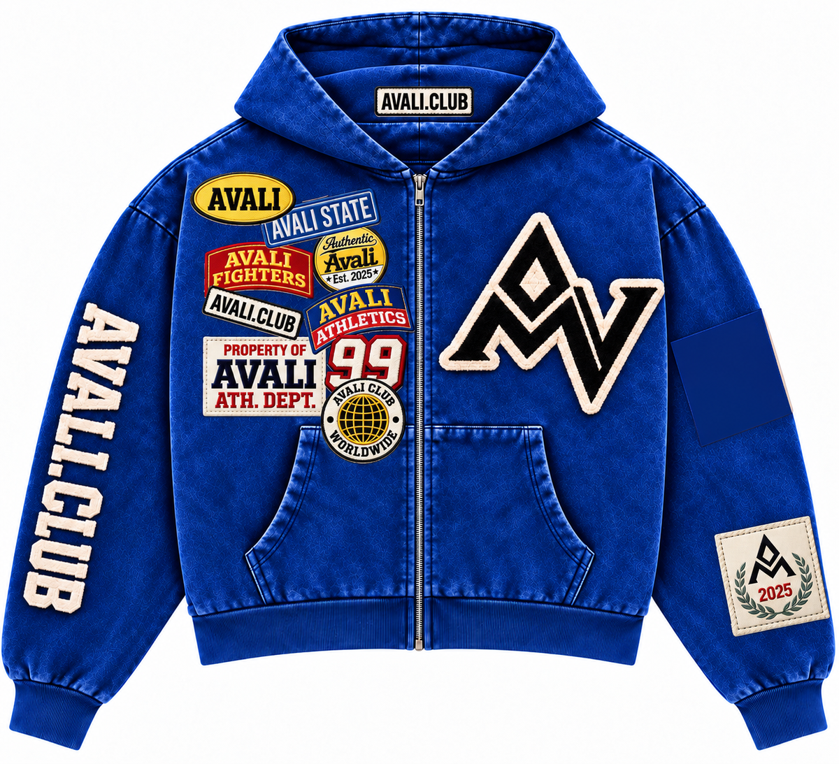 AVALI 'PATCH WORK" HOODIE PRE ORDER